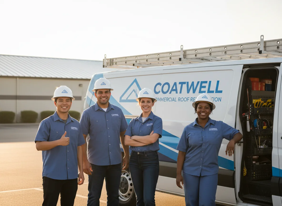 Commercial roof coating company in Thorndike, MA